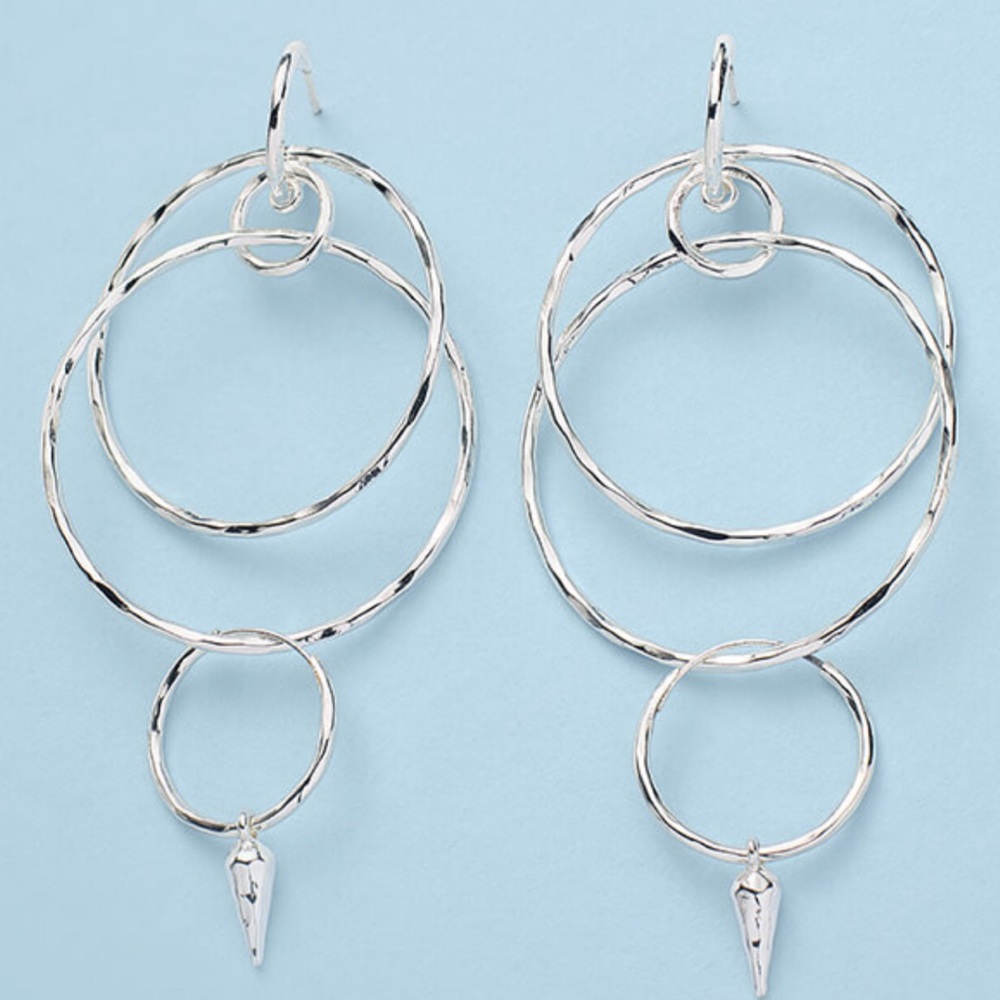 Stella & Dot by Rebecca Minkoff interlocking hoops